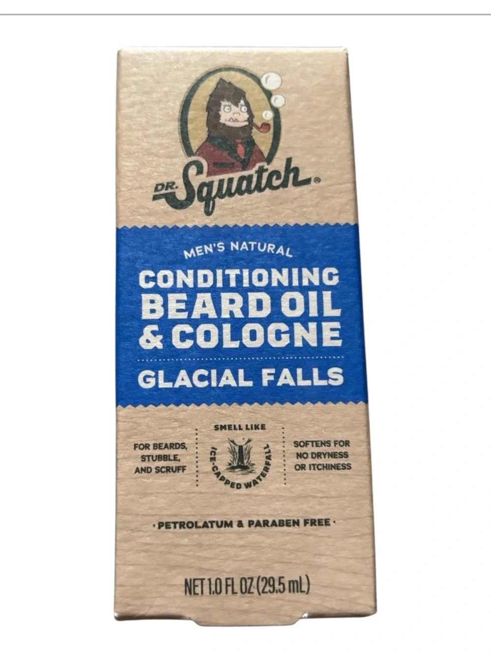 Dr. Squatch BUNDLE | Beard Oil & Cologne Glacial Falls Face Wash Fresh Falls 2
